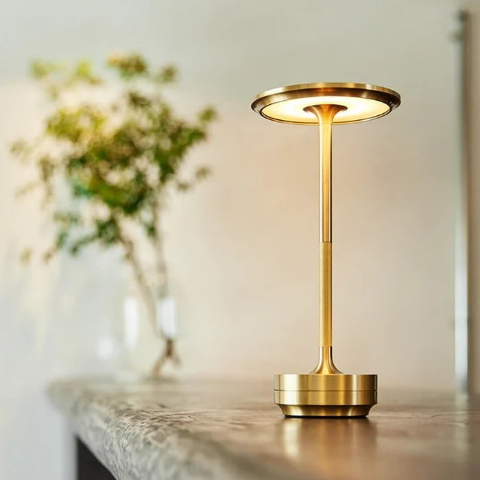 Metallic™ - Cordless Rechargeable Waterproof Table Lamp – Lavaldo