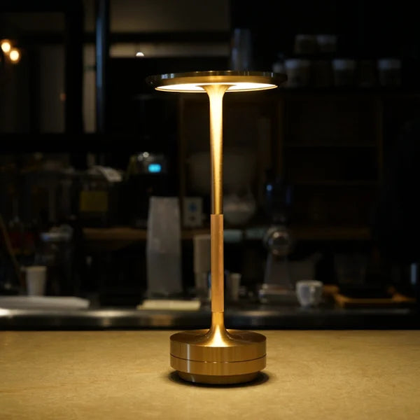 Metallic™ - Cordless Rechargeable Waterproof Table Lamp – Lavaldo