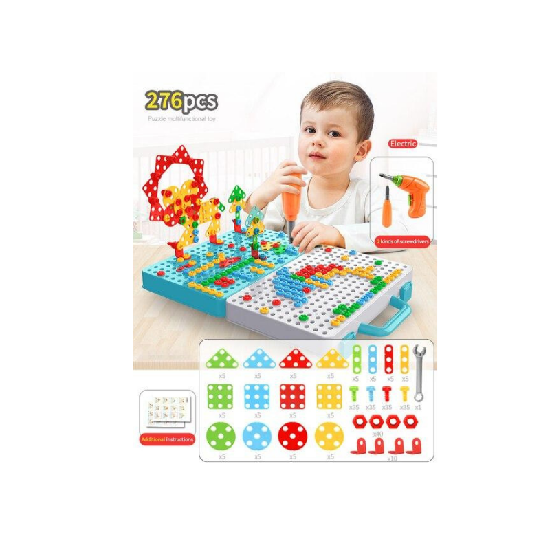 The MosaicDrill™ Set | A Creative & Educational Toy